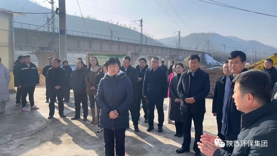 陕西省生态情形厅党组书记、厅长孙丽到优发国际集团延安环保工程公司马家砭污水处理站调研